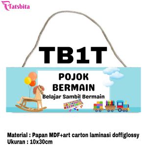 TATSBITA Pajangan Hiasan Dinding Dekorasi Wall Decor Pojok Bermain Untuk Rumah/sekolah PAUD/TK Susun 2 Tingkat