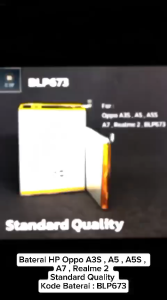 BLP673 Original Battery Baterai HP Oppo A3s A5 A5s A7 A7x A12 A31 2020 Realme C1 & 2 BLP 673