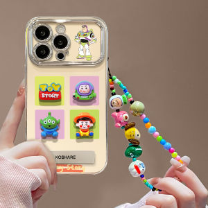 Creative Silicone Phone Case for  16Pro Max 15Pro Cute Toy Story 17Pro Max Cartoon Lanyard  17 3D Doll Anti-Fall Personalized