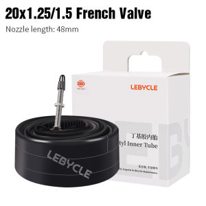 LEBYCLE | LEBYCLE Bicycle Inner Tube 20-27.5 Inch Road Bike Tyre 32/33/48/60mm AV F/V Schrader Presta Valve Butyl Inner Tube Bike Parts