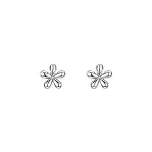 Elegant Small Flower Stud Earrings for Women Fashionable Minimalist Design Sleep Friendly Versatile Compact Female Jewelry