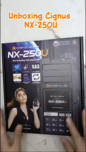 NEW Cignus NX250U hybrid radio combining UHF and Push-to-Talk over Cellular (PoC) Radio