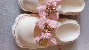 Giày Dép Sandal Nữ Đế bệt Cột Nơ Thời Trang Mùa Hè Th.đ