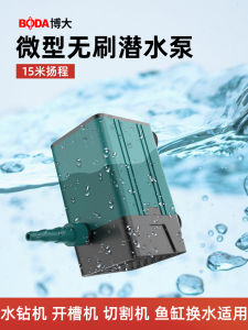 Miniature Automatic Home Use DC Electric Submersible Pump Strong Suction Micro Pump 220V Water Diamond Suction Pump