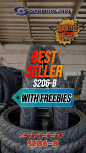 POWER TIRE SPEED S206-B 6 PLY RATING - ON ROAD SINGLE "TIRE SIZE 17" (RAIDERWAVESMASH)