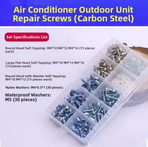 BAIRUITE | Environmentally Friendly Gasket and Screw Set for AC Outdoor Unit Maintenance