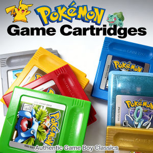 Bandai | 5 languages Version Pokemon GBC Game Red/Crystal/Blue/Yellow/Gold/Green/Silver Video Game Cartridge