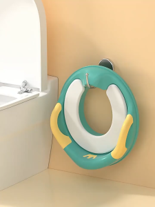 SKISOPGO Kids Toilet Seat Potty Seat Training Toilet Bowl Chair with Handle with Soft Cushion for Baby