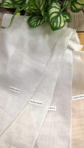 Customize Sheer Day Curtains  Luxurious White or Off White/Cream Day Curtains for your Home PREORDER