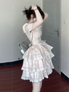 CHANGTONG | Elegant Sweet Waisted Dress