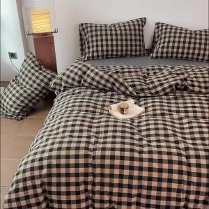 1 Duvet Cover 100% Cotton Yarn-Dyed Plaid Washed Cotton Quilt Cover Soft Breathable All Season Bedding Comforter Cover