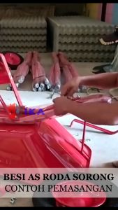 AS RODA GEROBAK PASIR / BESI AS GEROBAK SORONG