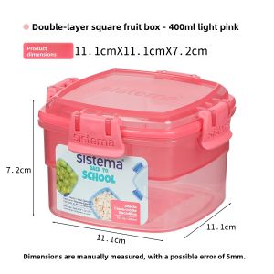Portable Snack Container for Nuts Berries and Yogurt