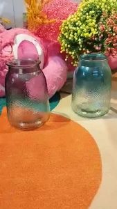 Lọ hoa thuỷ tinh đa sắc nhiều màu trang trí nhà cửa phong cách Vintage Trùm Sỉ Gia Thành
