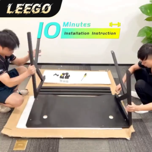 IKEA โต๊ะคอมพิวเตอร์สำหรับเดสก์ท็อปโต๊ะศึกษาขนาดเล็กสำนักงาน โต๊ะเกม PC โต๊ะยาวสำหรับห้อง140/120 / 100 ซม.