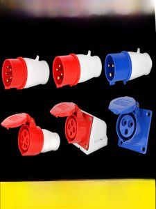 Industrial Aviation Waterproof Connector Plug And Socket 3/4 Core 5 Hole 16A 32A Male And Female Matching Electrical Parts