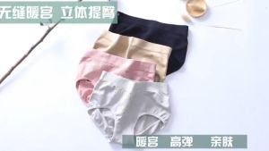 Celana Dalam Briefs Seamless Mid Waist Elastis Wanita Perempuan Cewek