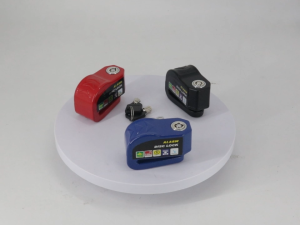 【with battery*6】Motorcycle Alarm Lock Wheel Disc Brake Lock Anti-theft Security Safety Siren Lock