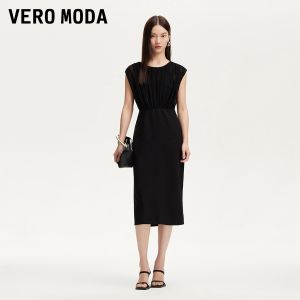 Vero Moda | Đầm Dây Mới Hè Thêu Ren Cổng Sườn Tô Đẹp Vòng eo