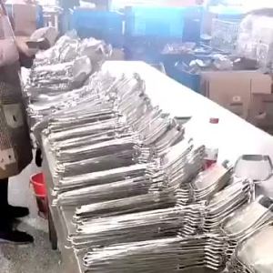 Square Oil Skimmer Spoon for Fried Chicken