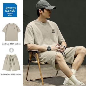 Jeanswest | Bộ Mùa Hè Nam Cotton Sạch 100%