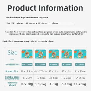 Cocoyo | Urine Leak Protection Dog Diapers Male Puppy and Cat Pants