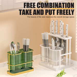 ตะเกียบช้อนส้อมมีดอเนกประสงค์แบบที่วางเครื่องครัวชั้นที่คว่ำที่ใส่ช้อนส้อมกล่องเก็บของบนโต๊ะอาหารอุปกรณ์จัดระเบียบผนัง