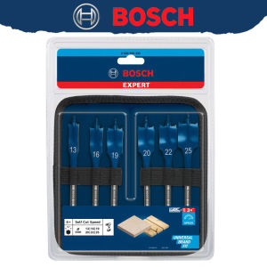 Bosch | BOSCH 2608900333 Expert Self Cut Speed Flat Spade Thread Drill Bit Set 13-25mm 6pcs 152MM 3x Faster Drill Hole Bits