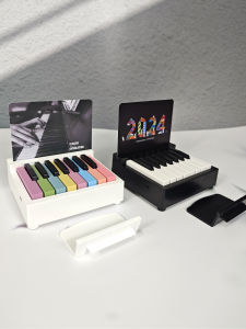 Mini Piano Desktop Calendar Childrens Song Birthday Gift Business Casual Original Design Paper Surface Horizontal Style