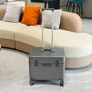 Aluminum Frame Carry-On Suitcase Travel Bag 20 Inch Horizontal Version 22 Inch Travel Case for Men And Women 24 Inch Top Flip Cover