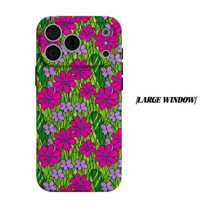 BILIBILI | bright pink green flower Phone Case for iPhone 18 17 16 15 14 13 12 11 Air Pro Max Plus Double-layer Cover