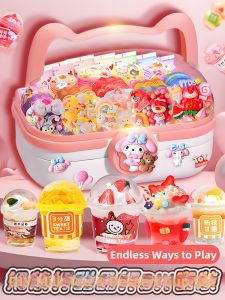 DIY Craft Set For Girls Slime Kit Cream Clay