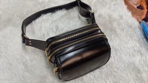 GPBAGS กระเป๋าคาดอก 8นิ้ว รุ่น-GP292, หนังชามัวส์ หนังอัดลายจระเข้ หนัง CCO, กระเป๋าแม่ค้า