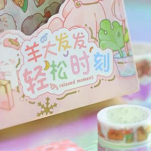 【📦Gratis Ongkir】Smilepea Diary journal kit set birthday gift/ Paket set agenda/ Buku catatan set lucu/Stiker Set Cute Diary DIY Book Set Korea Style Cute Stickers Set Buku Catatan Harian