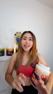 Plant Protein Isolate Peach and Lychee แพลนท์โปรตีนไอโซเลท กลิ่นพีชลิ้นจี่ (NutriRenue ตรานิวทริรีนิว)