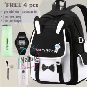 Tas ransel sekolah anak BANYAK BONUS NYA motif terbaru BUNNY tas sekolah anak