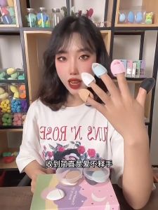 5PCS Multifunctional Mini Finger Puff Air Cushion Concealer Foundation Woman Girls Detail Makeup Soft Small Makeup Pad Cosmetic Tool