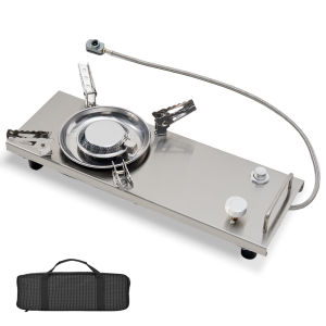 Bếp Gas Cắm Trại Pandatour IGT 0.5UNT Có Bàn Gấp Một Mảnh Công Suất Lửa Cao Bằng Thép Không Gỉ Thiết Bị Nấu Ăn Ngoài Trời