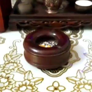 Gạt tàn thuốc gỗ hương đỏ (Gia công nguyên khối 13cm x 5cm) - Độc đáo Lịch sự đẹp cổ điển - Gia dụng Phước Hòa