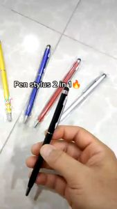 Stylus + Pen 2IN1 Ballpoint Pulpen Smartphone Hp Touchscreen Touch Screen Pena Sensitive Tablet Aksesoris Digunakan Di Perangkat Lain Pilihan Pengiriman Ekspres Dan Ekonomi - Lazada