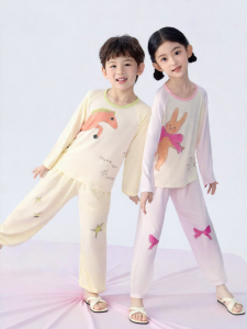 potatokids | Child Cartoon Spring and Autumn Artist Collaborated Modal Home Wear Set