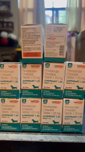 Safeheart (Pimobendan) Tablet for Dogs (bottle of 30 tablets)Fast Shipping