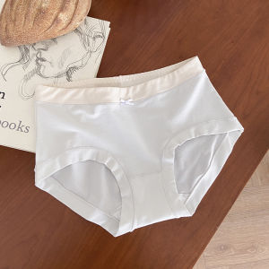 60 Class a Long-Staple Cotton Underwear for Girls Cotton Crotch Silk Protein Antibacterial Ladies Shorts Girl Mid-Waist