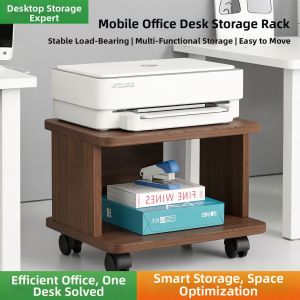 Mobile Weight-bearing Storage Stand Printer/Copier Shelf