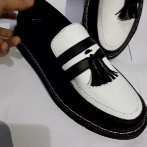 Sepatu lonceng kombinasi Slip On penny Loafers luffy Pria Kulit Sintetic PU Premium Slop Docmart