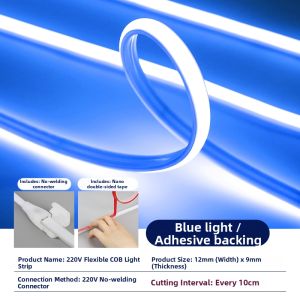 YUANMUXUAN | Blue Waterproof Outdoor LED Light Strip Ultra Bright