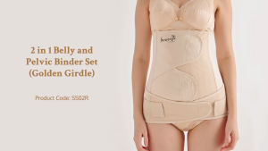 Bmama Postpartum Belly Belt Abdominal Binder Pelvic Binder Bengkong Wrap Post Pregnancy Slimming Tummy Waist Support Recovery Shaper