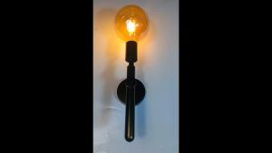 Lampu Hias Dinding Model Tempel Minimalis Modern Bahan Stainless Panjang 45cm