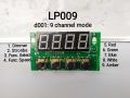 RGBWA 54×3W LP009 Par led controller display board. 