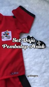 Kostum Profesi Pembalap Cilik & Baju Balap Stelan